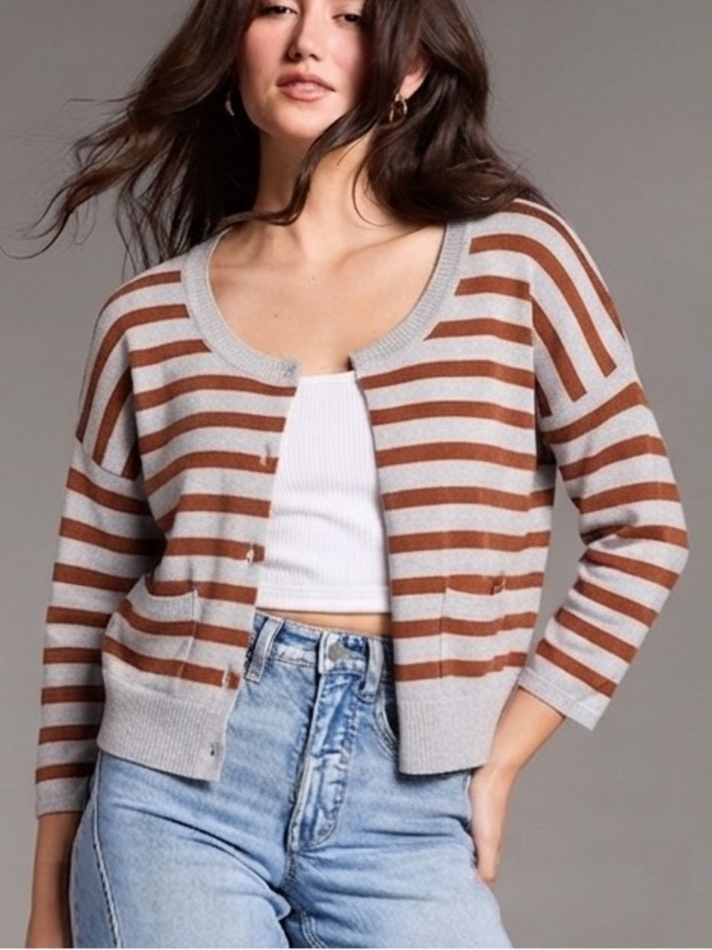 Madewell striped cardigan - Size 8